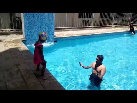 Bidukut diving at Harsha Landmark swimming pool