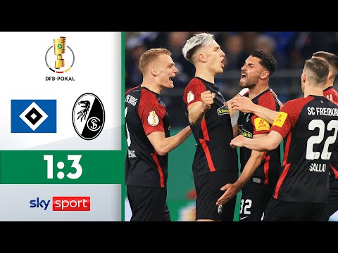 Starkes Freiburg erstmals im FINALE | Hamburger SV - SC Freiburg | Highlights Halbfinale | DFB-Pokal