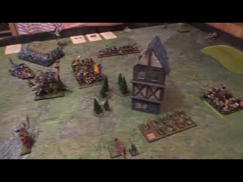 Lizardmen vs Empire - 2400 Points WHFB 8th Edition