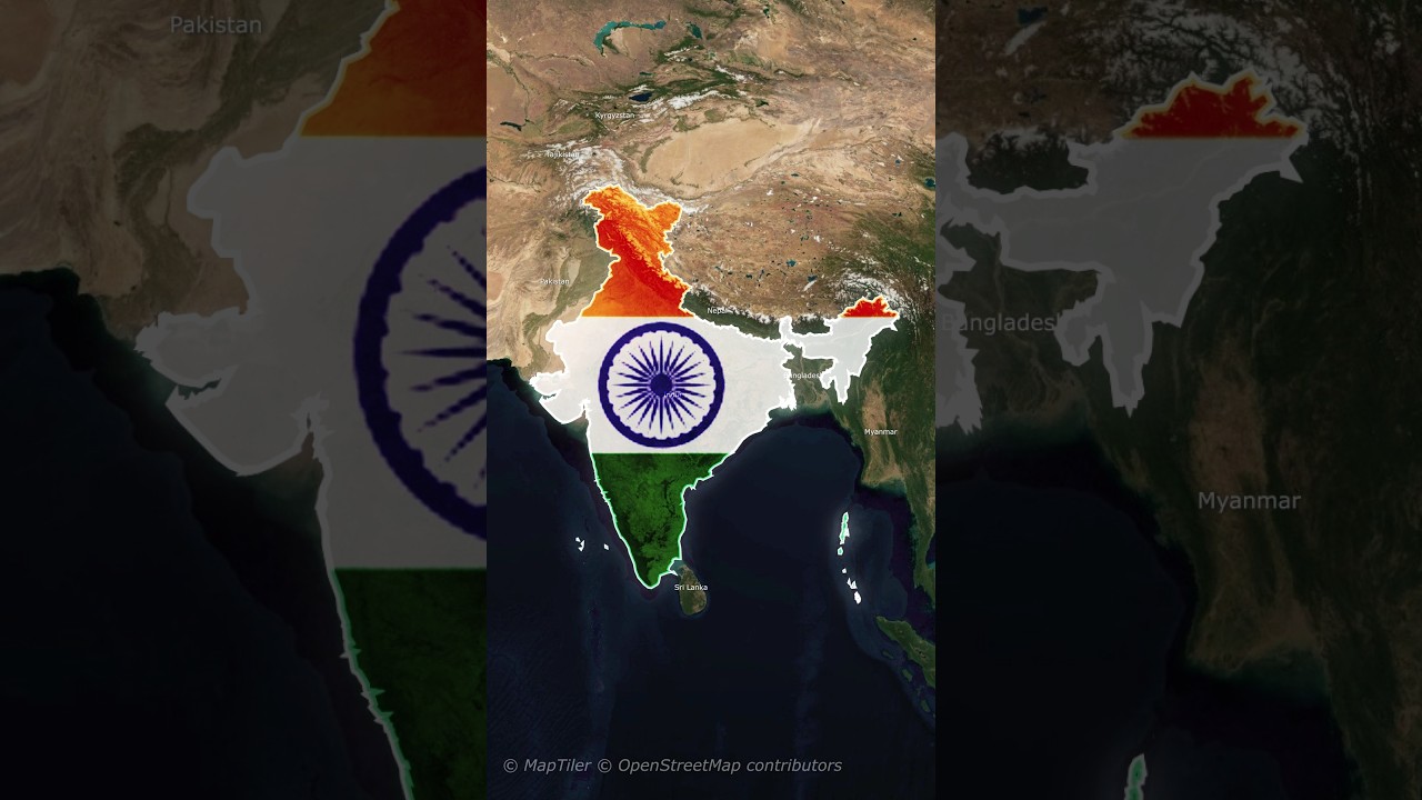 INDIA MAP ANIMATION #shorts #aftereffects