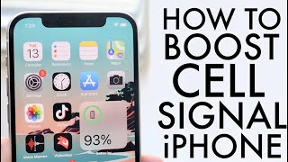 How To Boost Cell Signal On ANY iPhone! (2021)