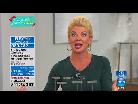 HSN | Jewelry Gifts Under $50 featuring Stately Steel 12.14.2017 - 06 PM