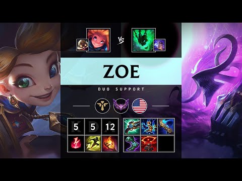 Zoe Support vs Thresh - NA Master Patch 25.15