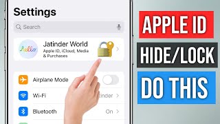 How To Hide Apple ID On iPhone | Lock Your Personal Information On Apple ID 🔒 |You didn