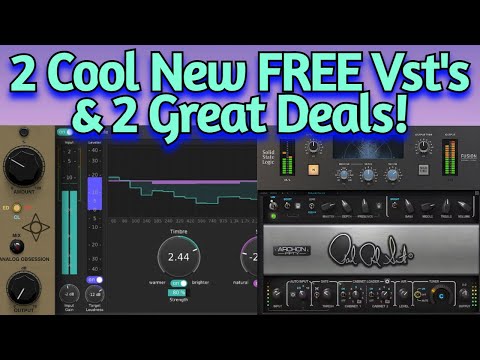 New FREE VSTs & Deals - Analog Obsession SSL (Stereo Image, Waves Prs, EDComp, Podcast Plugins)