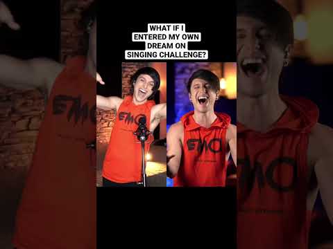 Entering my DREAM ON High Note Singing Challenge? (Aerosmith / Steven Tyler  @Davidmichaelfrank​)