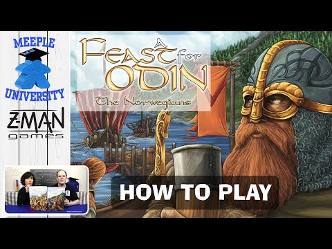 A Feast for Odin: The Norwegians Expansion Board Game – How to Play
