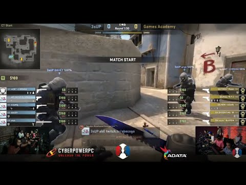 3sUP vs. Games Academy FINALS Game 2 at CS:GO:OC 5K Open