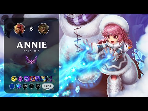 Annie Mid vs Renekton - EUW Master Patch 13.17