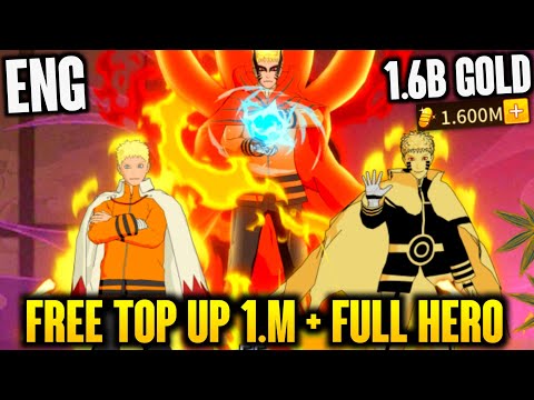 ALL ANIME NINJA WAR ENG - FULL VIP , FREE TOP UP 1.M , FULL NINJA SP + SSS + DIV , FULL RESOURCES