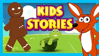 KIDS STORIES - THE GINGERBREAD MAN & MORE STORIES | KIDS STORIES IN ENGLISH