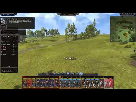 Over 100 war hounds chasing three poor Vikings...