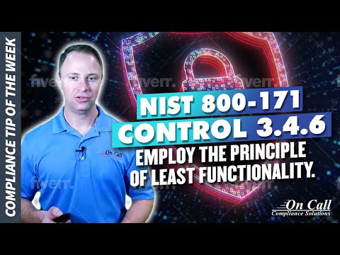 NIST 800-171 Control 3.4.6 Employ the principle of least functionality.