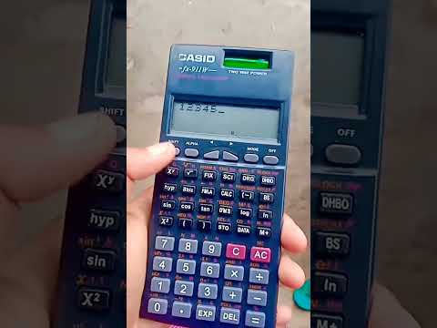 How to save a formula in scientific calculator