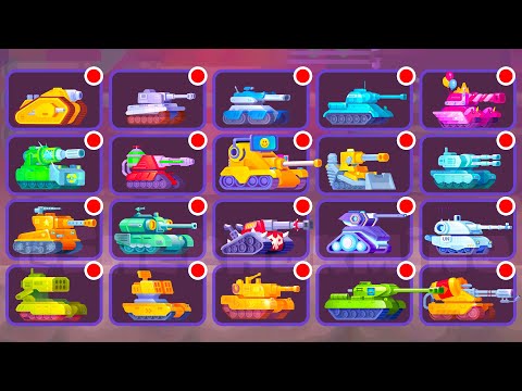 Tank Stars All 22 tanks Gameplay