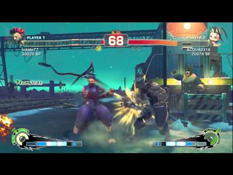 SSF4: Tokido (Akuma) VS Acqua (Ibuki)