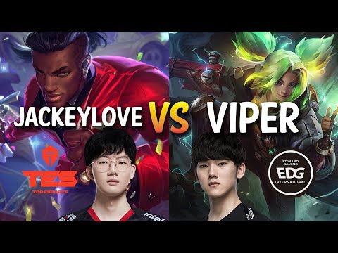 TES JackeyLove vs EDG Viper - LUCIAN vs ZERI ADC - KR Ranked