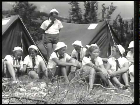 Кадры хроники 1950-х годов (без звука)
