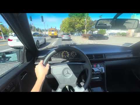 1994 Mercedes E320 Coupe Driving
