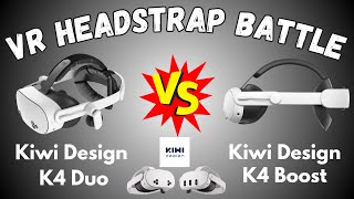 Kiwi Design K4 Boost VS K4 Duo - Head Strap Comparison for Meta Quest 3 and 3s