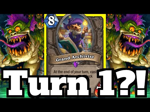 19/22 in STATS on TURN 1?!?! The Ultimate SCAM Deck! | Hearthstone