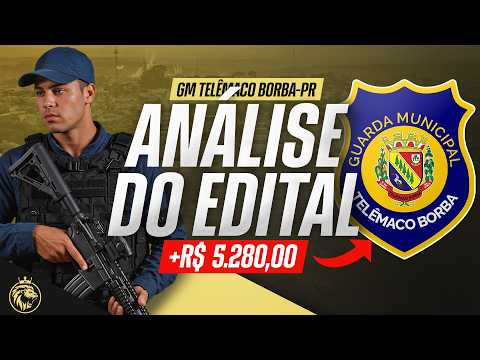 🚨 GM TELÊMACO BORBA-PR | EDITAL PUBLICADO - REMUNERAÇÃO DE R$ 5.280,00
