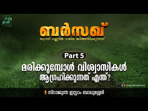 Barsakh Part 05 | മരിക്കുമ്പോൾ വിശ്വാസികൾ ആഗ്രഹിക്കുന്നത് എന്ത്? | Sirajul Islam Balussery