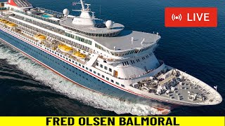 SHIPS TV - Fref Olsen Balmoral Cruise Ships Departing Port of Southampton (LIVE)