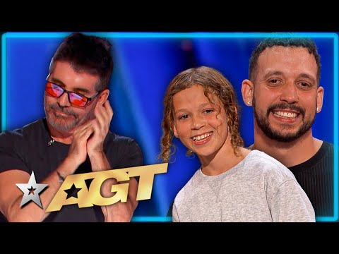 Father and Son Duo Get a Standing Ovation on America's Got Talent 2024!