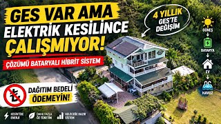 Mevcut GES’i Bataryalı Sisteme Çevirdik! Peki Ne Değişti? ⚡🔋