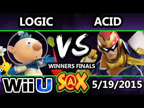 S@X - VGBC | Logic (Olimar) Vs. Acid (Luigi, Falcon) SSB4 Winners Finals - Smash Wii U - Smash 4