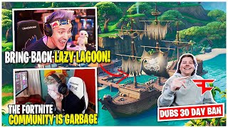Ninja Explains Why He Wants Lazy Lagoon Back | Tfue Gets PISSED After Stream Snipers RUIN His Game