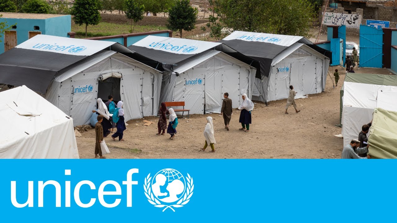 Sana attends Temporary Learning Space after #earthquake in eastern Afghanistan. UNICEF | Afghanistan