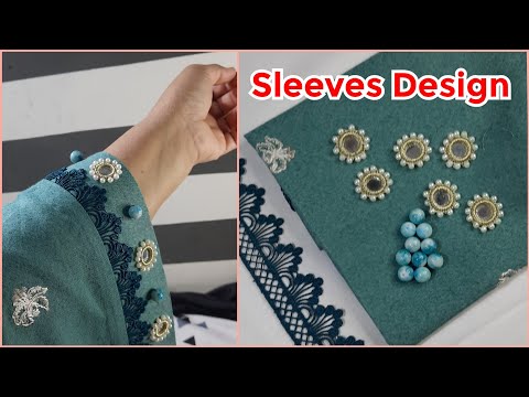 stylish trendy Beautiful sleeves design cutting and stitching || sleeves design by sarwat Noreen