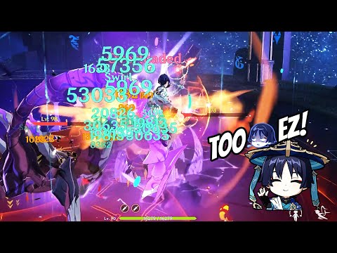 Wanderer tramples unsightly insects | Genshin Impact