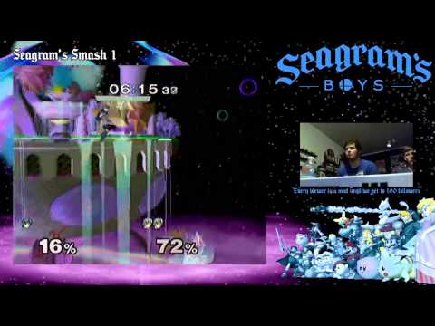 Seagram's Smash 1 - WS - Gem (White Marth) vs. Hommsar (Blue Marth)