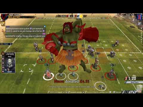Blood Bowl 2 - 85% Effort Game 2 - Undead vs. Orcs