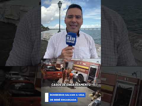 HERÓIS DE FARDA: Bombeiros salvam a vida de bebê que se engasgou, em Chapadinha #maranhão