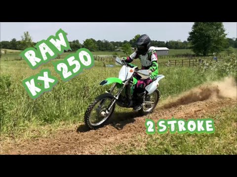 RAW Kawasaki KX 250 2 Stroke Action