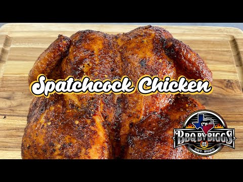 Smoked Spatchcock Chicken - Easy Foolproof smoked chicken every time.