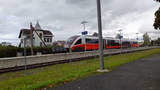 #oebb#Mureck#S Bahnen, Dieselbetrieb, nach Spielfeld und Bad Radkersburg, Südoststeiermark,  Austria