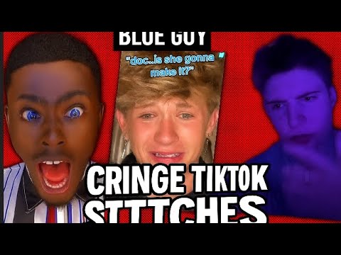 Best Cringe Tiktok Stitches 😭- Blue guy #cringe #memes #tiktok #cringetiktoks #stitches
