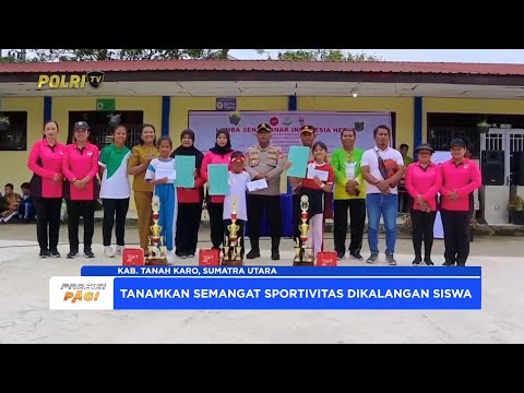 KAPOLRES TANAH KARO HADIRI LOMBA SENAM ANAK INDONESIA SEHAT, DORONG AKTIVITAS POSITIF &amp; HIDUP SEHAT