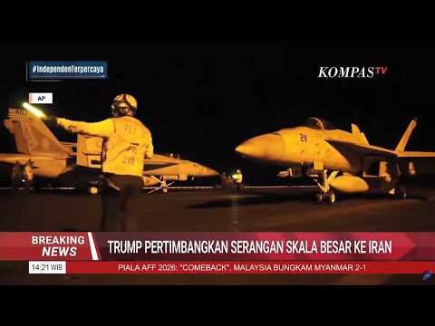 Iran Minta Warga Sipil Jauhi Markas Militer AS & Trump Pertimbangkan Serangan Skala Besar ke Iran