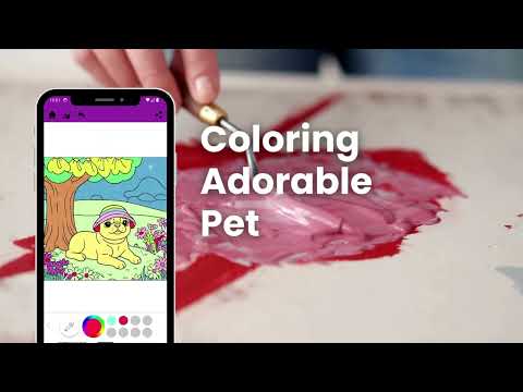 Mindfulness Coloring Pet