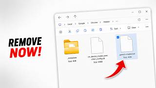Chrome Secretly Installed a 4GB AI Model on Your PC (Fix It)