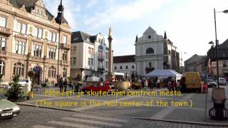 preview picture of video 'Turnov-náměstí, Český ráj. Square in the town Turnov..wmv'