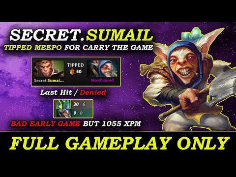 Secret.Sumail Tipped Meepo For Carry The Game - Full Gameplay Meepo #62
