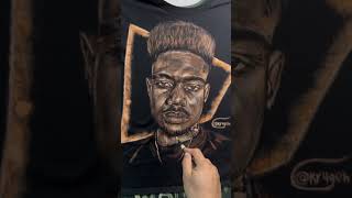 Painting my face on a long sleeve using bleach 🔥