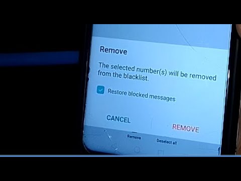 how to remove number from blacklist in honor 20i mobile !! blacklist me se number kaise nikale